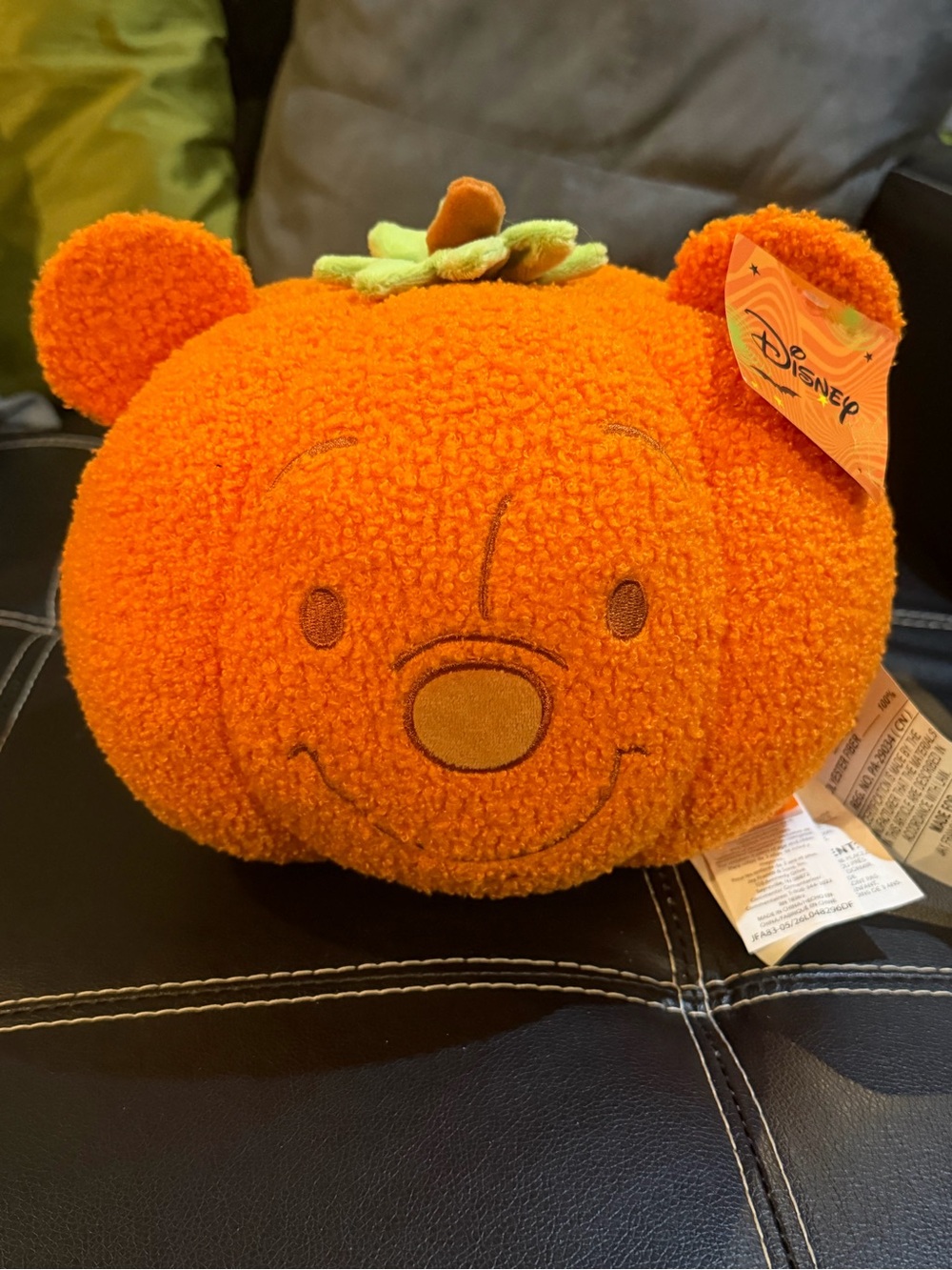 NEW VIRAL Aldi x Disney Fall Pumpkin Halloween Pillow Winnie the Pooh  fast ship